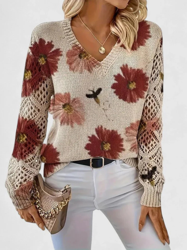 Elara Bloom Sweater