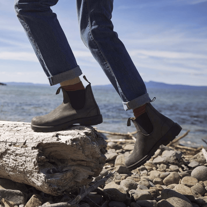 Mason | Men’s Leather Chelsea Boots with Pull Loop
