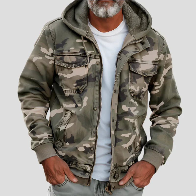 Damian™ Camo Hooded Jacket