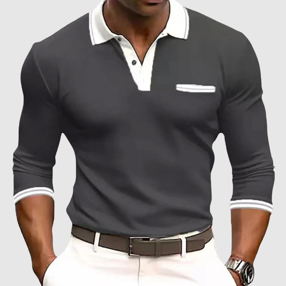 Brendan | North™ Long Sleeve Polo Shirt