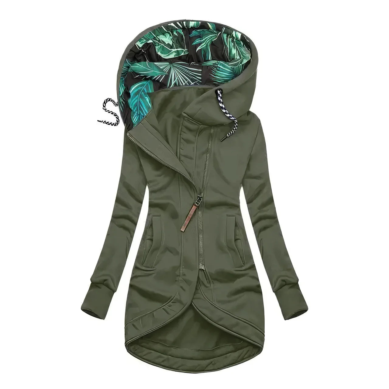 Elaine | Tropical-Lined Winter Jacket