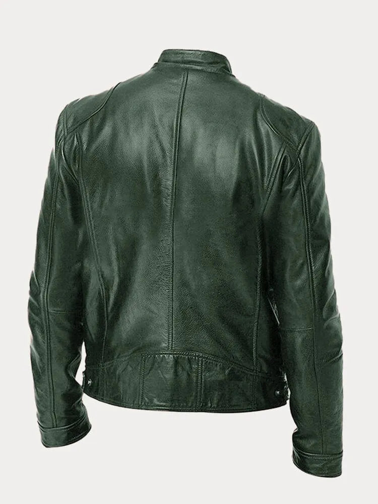 Derek | Sleek Leather Jacket