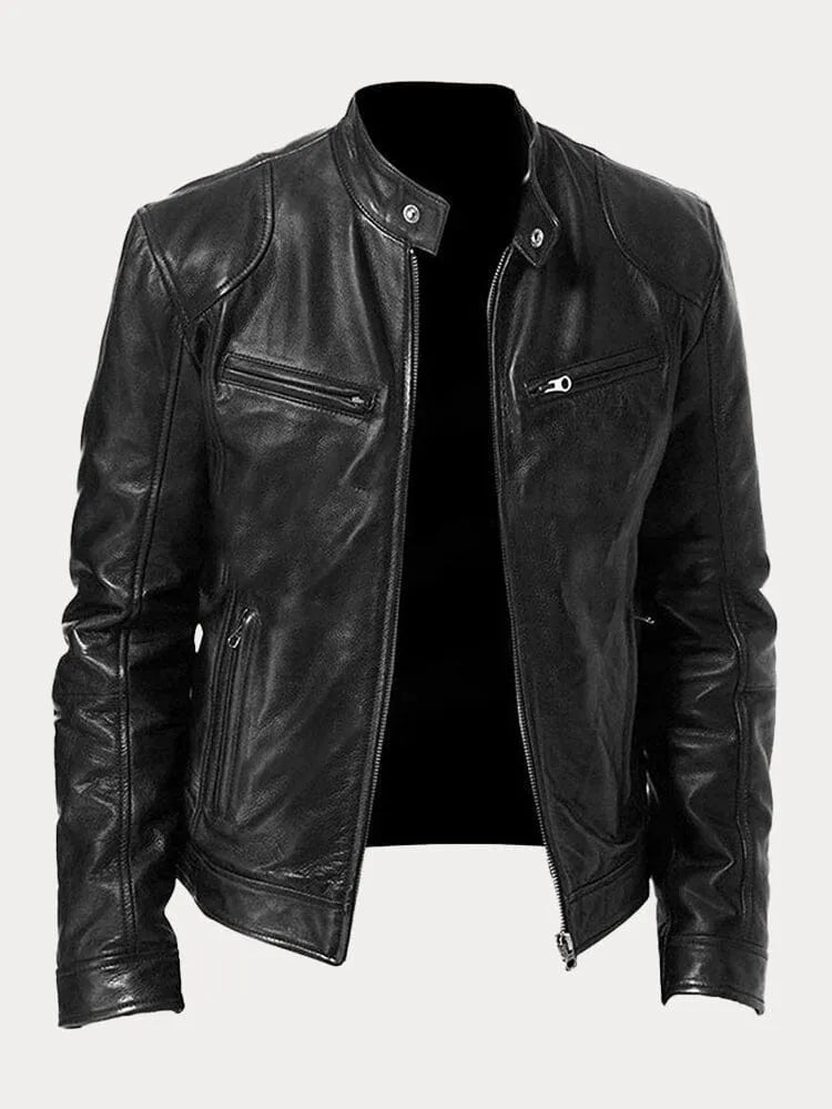 Derek | Sleek Leather Jacket