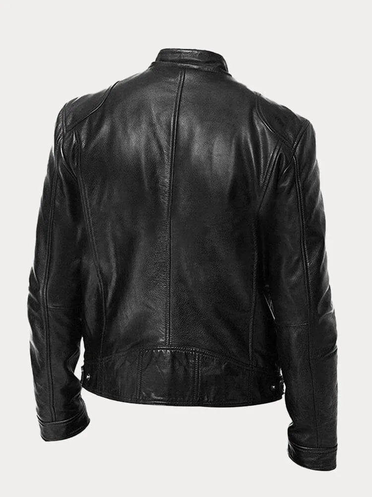 Derek | Sleek Leather Jacket