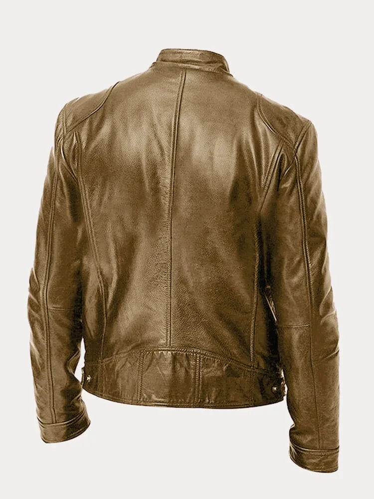 Derek | Sleek Leather Jacket