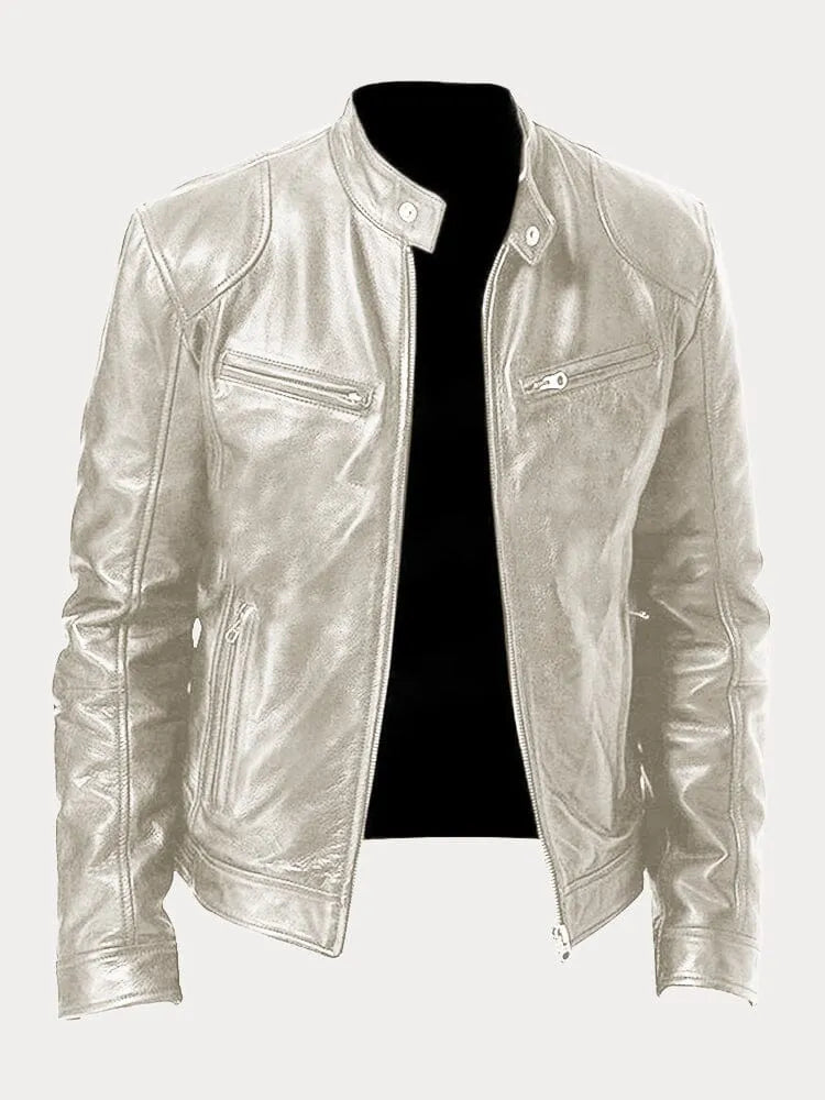 Derek | Sleek Leather Jacket