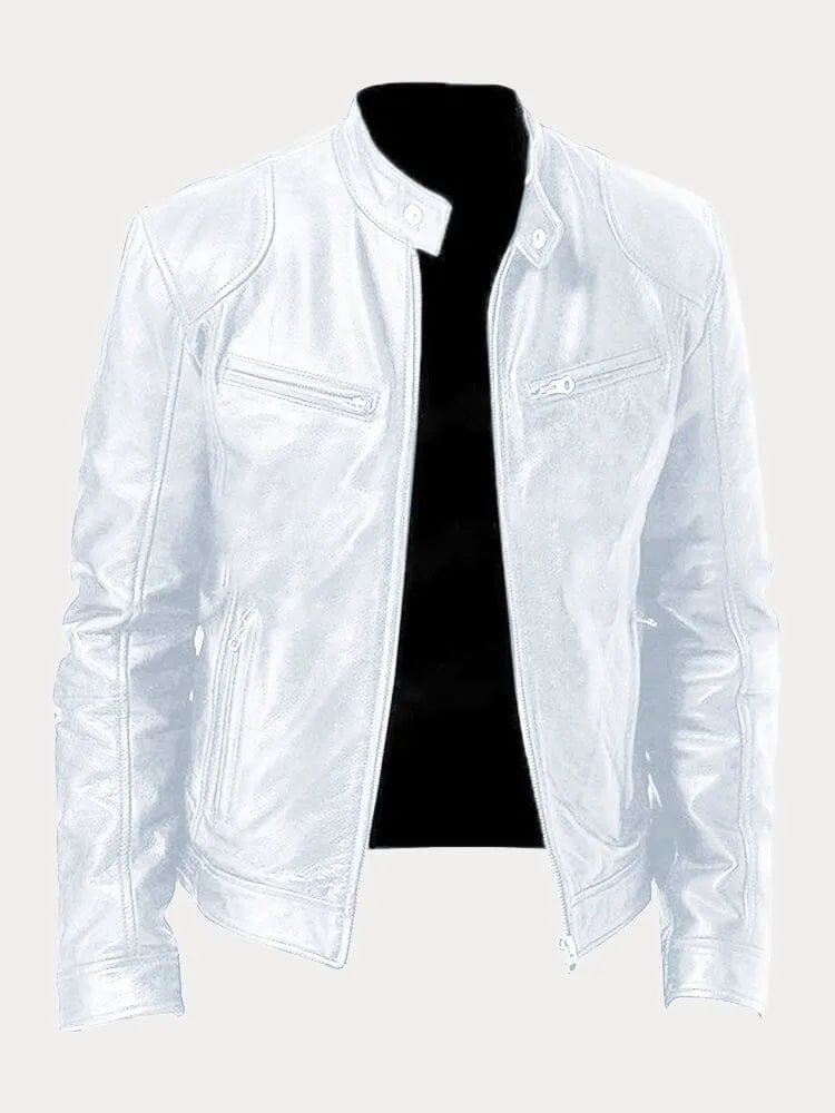 Derek | Sleek Leather Jacket