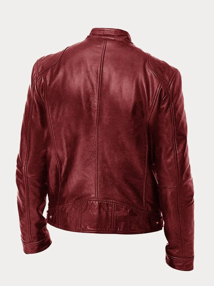 Derek | Sleek Leather Jacket
