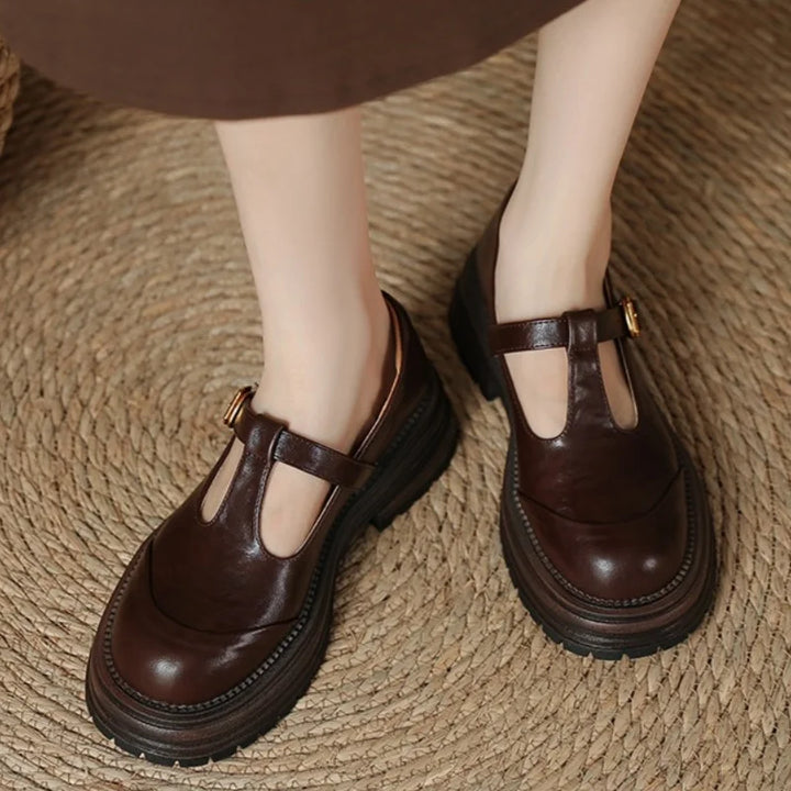 Farisse T-bar Mary janes
