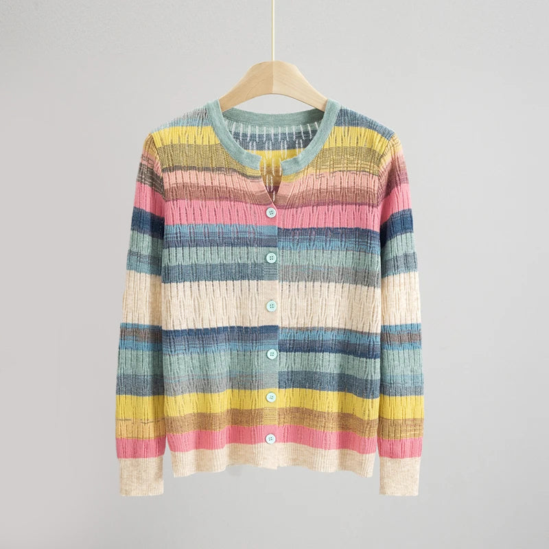 Sofia Amoretti Arcobaleno Knit Cardigan