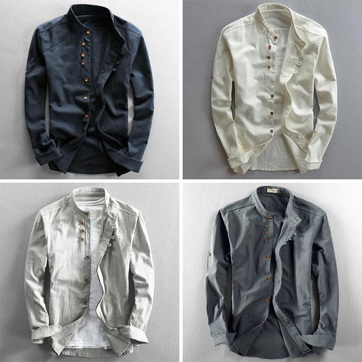 Leon | North™ Mandarin Collar Shirt
