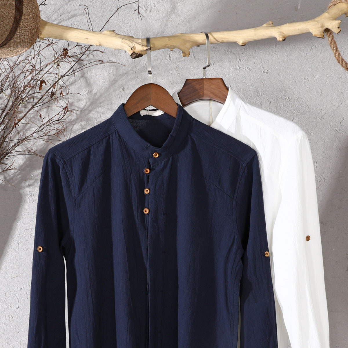 Leon | North™ Mandarin Collar Shirt