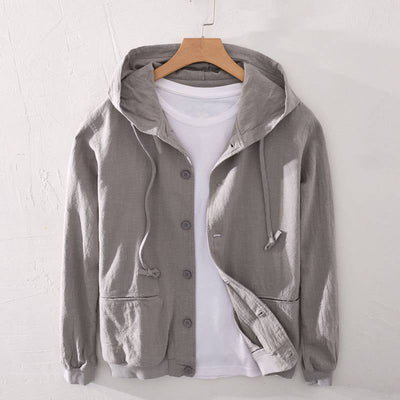 Martin | North™ Button-Up Hooded Jacket