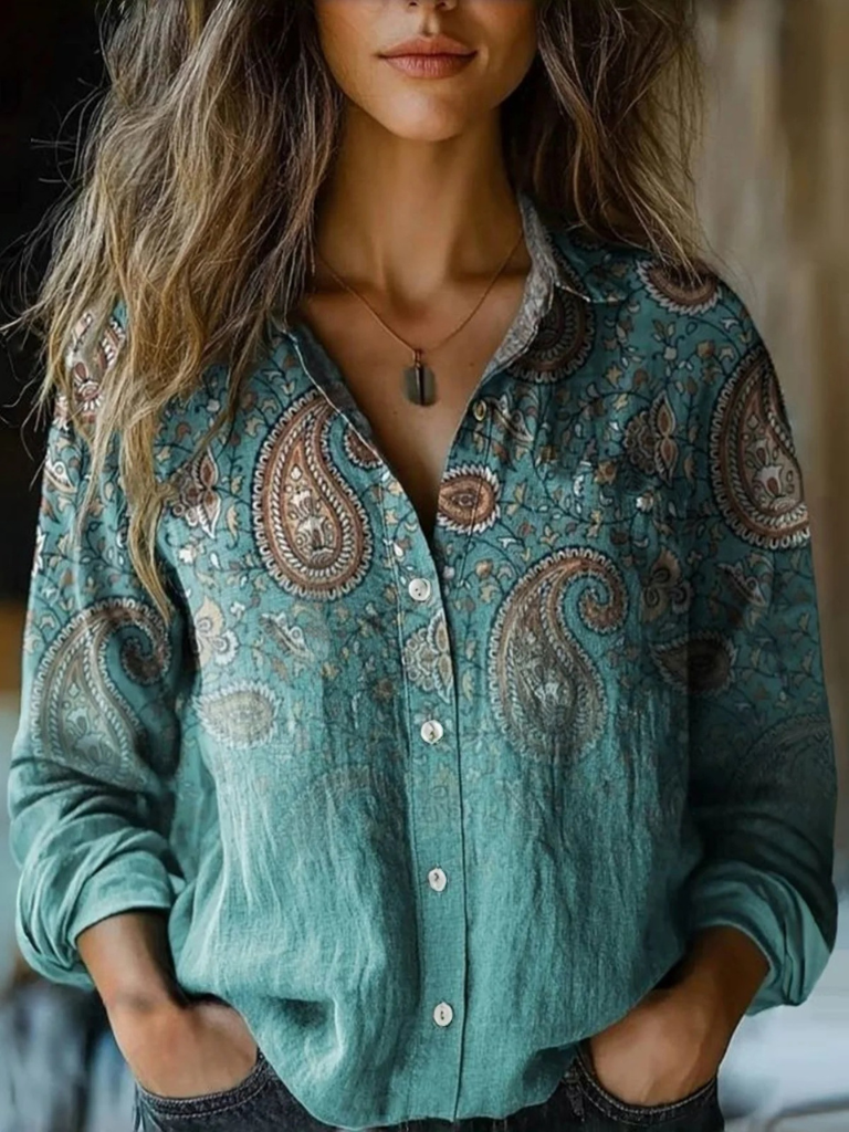 Luna Retro Blouse