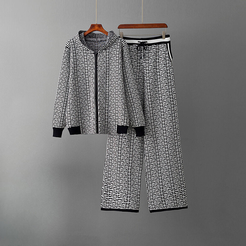 Nora | North™ Patterned Knit Hoodie Set