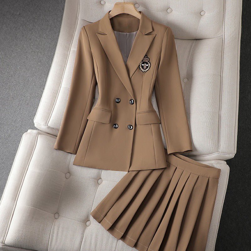 Veronica | North™ Crest Blazer Skirt Set
