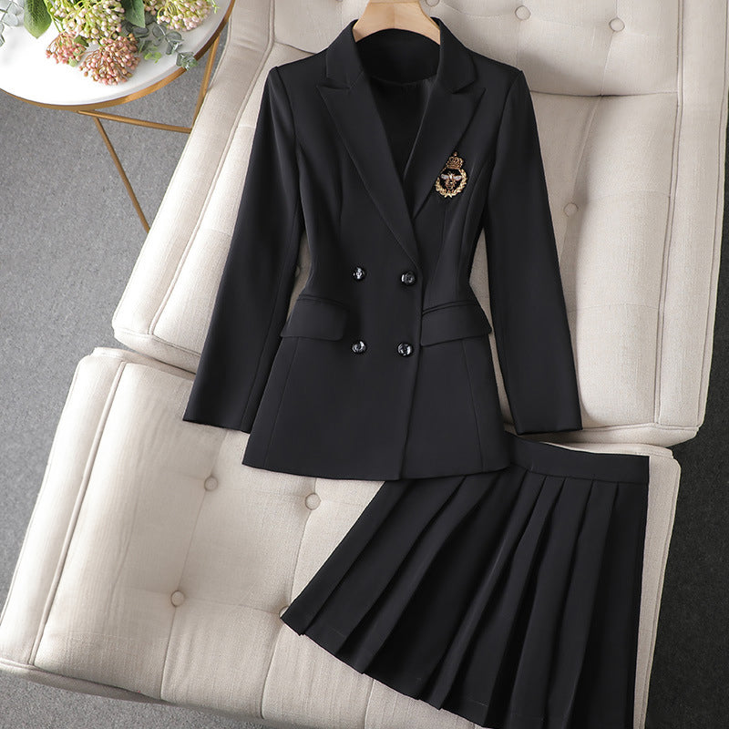 Veronica | North™ Crest Blazer Skirt Set