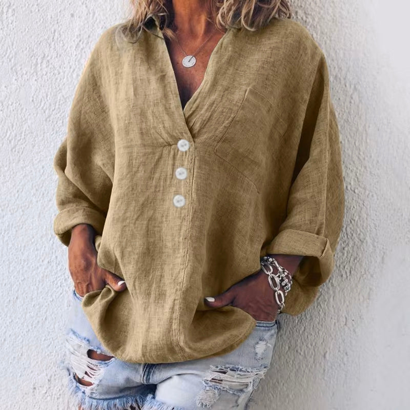 Valentina Rossi Tuscania Linen Blouse