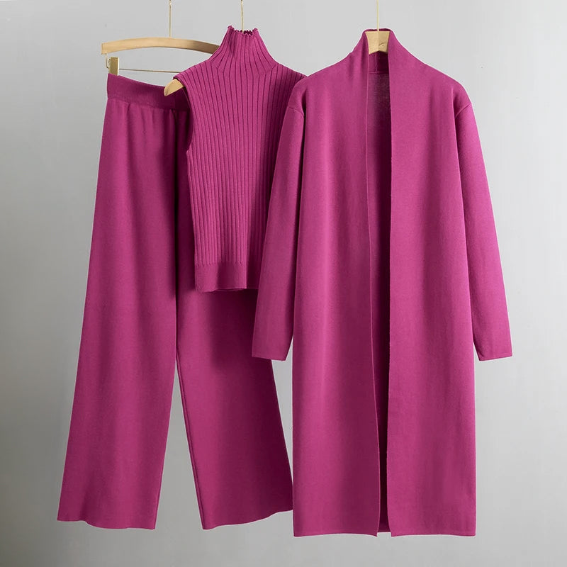 Diana | North™ Three-Piece Knit Lounge Set