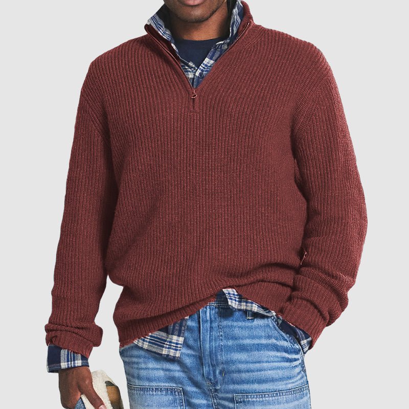 Reuben | Business-Casual Sweater with Zipper