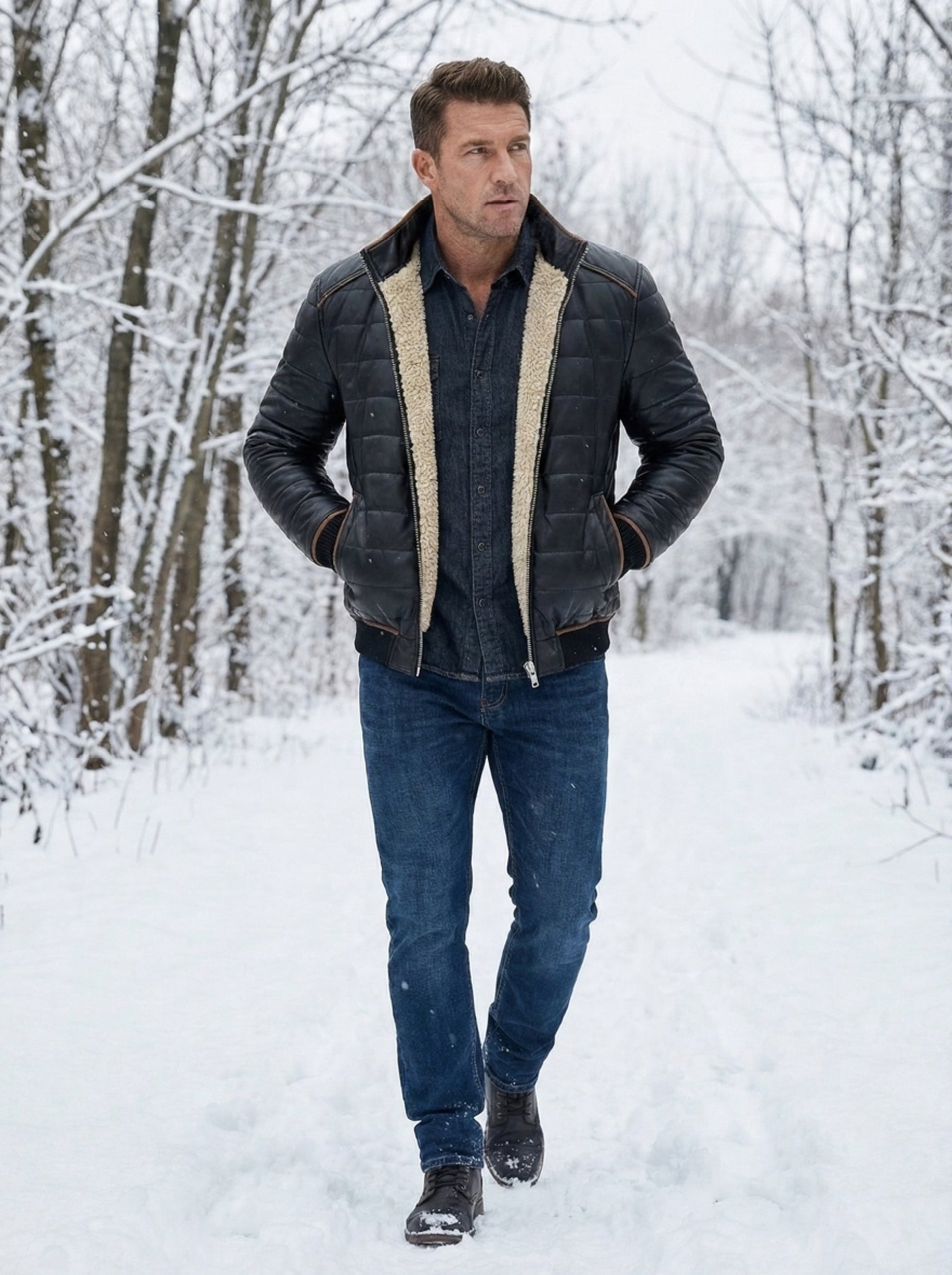 Brunon™ Luxury Padded Jacket with Plush Lining