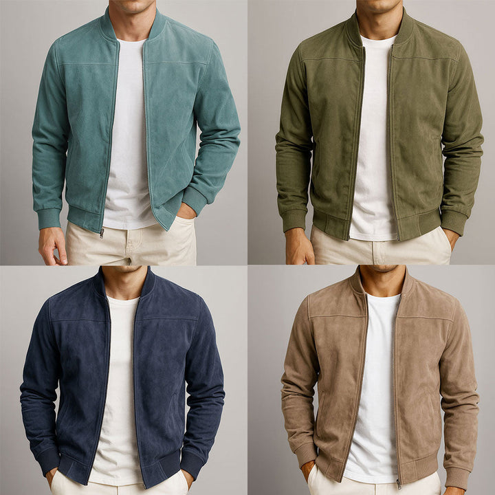 Elias™ Suede Bomber Jacket