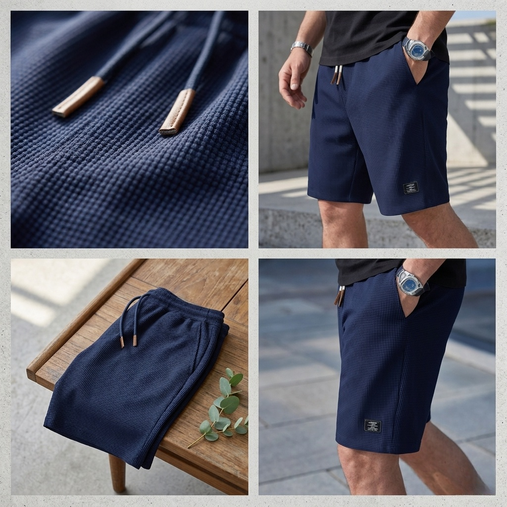 Nathan | Elegant Easy-Fit Shorts