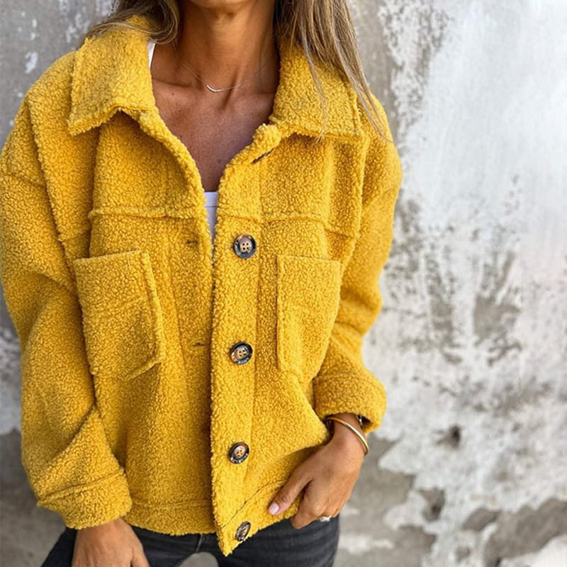 Margaret | Cozy Button Winter Jacket